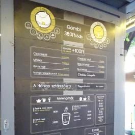 Gömbi Streetfood, Budapest - Étlap/itallap