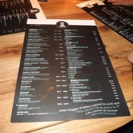 Goodbar, Budapest - Étlap/itallap