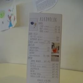 Görbe Bögre Kávézó, Budapest - Étlap/itallap