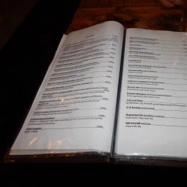 Grill & Chips, Budapest - Étlap/itallap