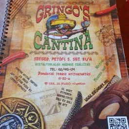 Gringo's Cantina, Szeged - Étlap/itallap