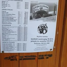 Gyógygödör Borozó Sopron - Egyéb