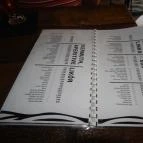 Hableány Budapest - Étlap/itallap