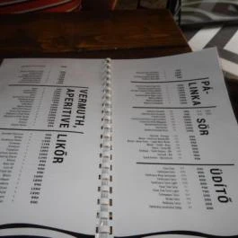 Hableány Budapest - Étlap/itallap