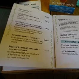 Halkakas Halbisztró - Dohány utca Budapest - Étlap/itallap