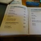 Halkakas Halbisztró - Dohány utca Budapest - Étlap/itallap