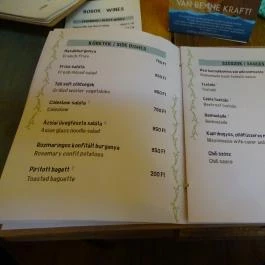 Halkakas Halbisztró - Dohány utca Budapest - Étlap/itallap