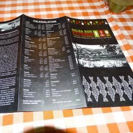 Halra Bor Étterem, Rakamaz - Étlap/itallap