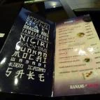 Hanami Sushi Bar - Europeum Budapest - Étlap/itallap