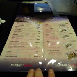 Hanami Sushi Bar - Europeum, Budapest - Étlap/itallap