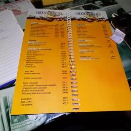 Hangoló Sörház, Miskolc - Étlap/itallap