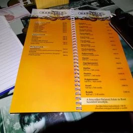 Hangoló Sörház, Miskolc - Étlap/itallap