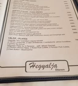 Hegyalja Vendéglő Panzió