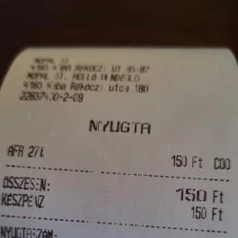 Holló Étterem Kaba - Egyéb