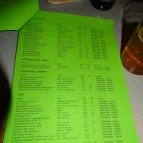 Hopaholic Pub Budapest - Étlap/itallap