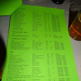 Hopaholic Pub Budapest - Étlap/itallap