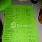 Hopaholic Pub Budapest - Étlap/itallap