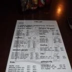 Hopfanatic Pub Budapest - Étlap/itallap