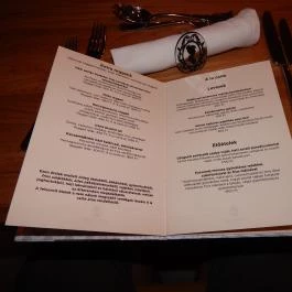 Iréne Bisztro, Mezőtúr - Étlap/itallap