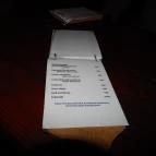 Jaromír '68 Cseh Sörkert Budapest - Étlap/itallap