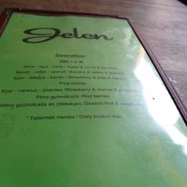 Jelen Bisztró, Budapest - Étlap/itallap