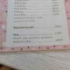 Jókai Cukrászda Pécs - Étlap/itallap