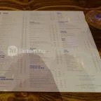 Judy's Wine Bar Budapest - Étlap/itallap