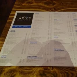 Judy's Wine Bar, Budapest - Étlap/itallap
