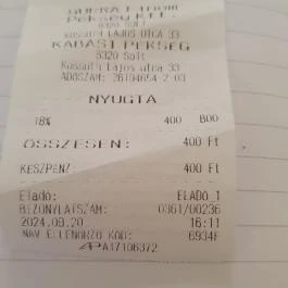 Kabasi Pékség, Solt - Egyéb