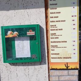 Kaktusz Büfé - Csopaki Strand Csopak - Étlap/itallap