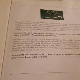 Káli Art Inn étterme Köveskál - Egyéb