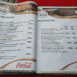 Kalocsáék Malom Vendéglője Cegléd - Étlap/itallap