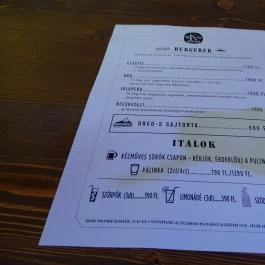 Kandalló Market - Belvárosi Piac Budapest - Étlap/itallap