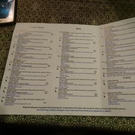 Kao Hom Thai Soup & Wok, Budapest - Étlap/itallap