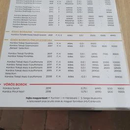 Kardos Supreme BorBistro, Mád - Egyéb