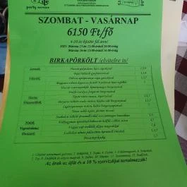 Kastélykert Fogadó Étterme Szeged - Egyéb