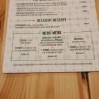 KEG Sörművház Budapest - Étlap/itallap