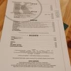 KEG Sörművház Budapest - Étlap/itallap