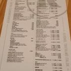 KEG Sörművház Budapest - Étlap/itallap