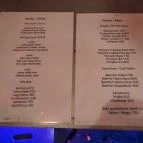 Kék Ló Fashion Pub Budapest - Étlap/itallap