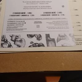 A Kert Bisztro, Budapest - Étlap/itallap