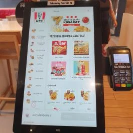 KFC - Interspar DT, Szolnok - Étlap/itallap