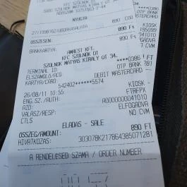 KFC - Interspar DT, Szolnok - Egyéb