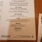 Khan Food & Bar Budapest - Étlap/itallap