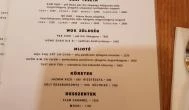 Khan Food & Bar Budapest - Étlap/itallap