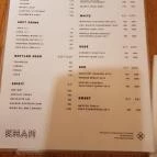 Khan Food & Bar Budapest - Étlap/itallap