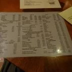 Kiadó Kocsma Budapest - Étlap/itallap