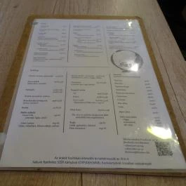 KicsiZso, Budapest - Étlap/itallap