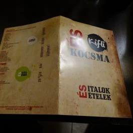 Kifli & Kocsma Budapest - Étlap/itallap