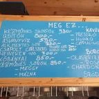 A kis Pisztrángos Fonyód - Étlap/itallap